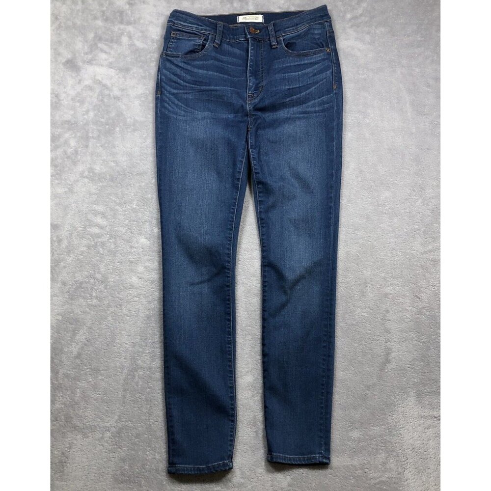 Madewell Women's Skinny Jeans in Dark Blue Wash